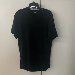 KIT AND ACE BRUSHED COTTON V NECK T-SHIRT